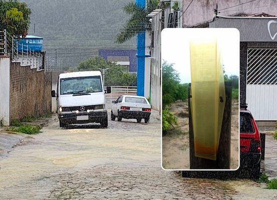 Brotas de Macaúbas: pluviômetro registra mais de 72mm após mais de 13 horas de chuva ininterrupta