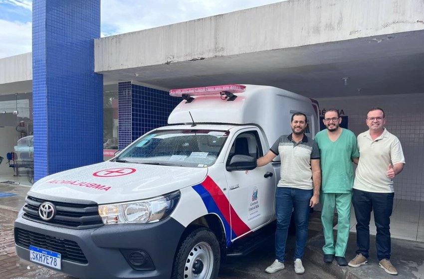 Ipupiara ganha reforço na saúde com nova ambulância em parceria com o Governo do Estado